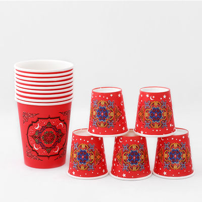 Custom Logo Disposable Paper Cups 8oz 12oz 16oz Hot Beverage