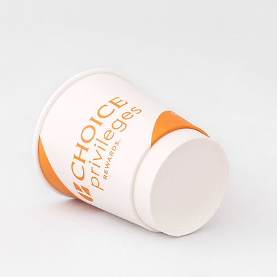 Logo imprimé Coupes chaudes à double paroi OEM en papier enduit sans plastique Coupes de boissons froides