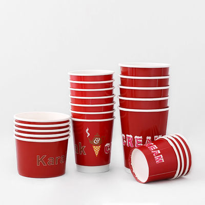 540 ml tasses à café en papier à double paroi OEM boissons froides jetables 16 oz tasses à double paroi