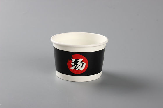 Cuvette de papier à emporter 930 ml en PE unique revêtue d' ustensiles de table