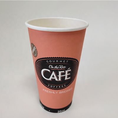 Eco-friendly personnalisable 270 ml tasse en papier unique 9,5 oz revêtement sans plastique
