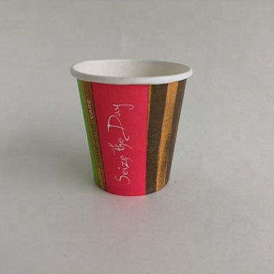 Boisson à froid Coupe de papier peint unique 3 oz 75 ml Cola Double PE revêtement