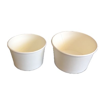 350 ml bols en papier imprimés sur mesure bols jetables pour les vacances biodégradables pour la crème de thé au lait