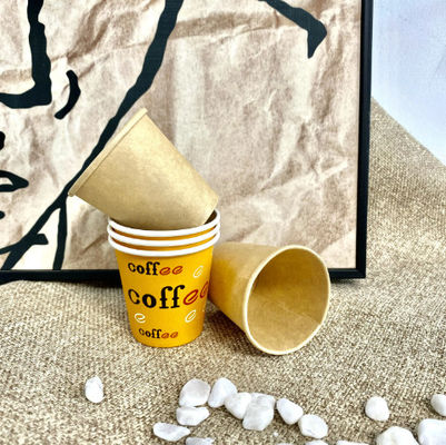 Coupe en papier unique en plastique, à usage unique de 6 oz, 430 ml, logo personnalisable