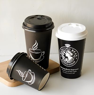 10 oz 360 ml une seule tasse en papier pe couche en papier pour le jus
