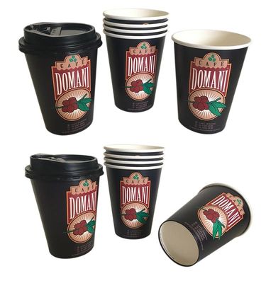 32 oz 970 ml tasse en papier murale unique personnalisable logo marque tasses à café jetables