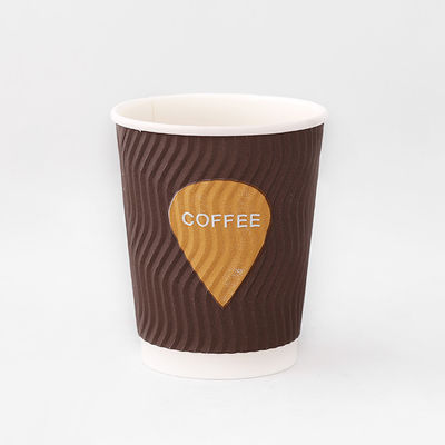 Coupe de café en papier à usage unique 8 oz tasse de jus de papier Taille personnalisée