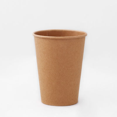 7.5OZ Gobelets à papier kraft jetables à paroi simple Eco Kraft Gobelets glaces
