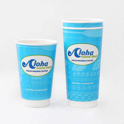 Personnalisation Coupe en papier à double paroi Coupe en papier de 360 ml 10 oz