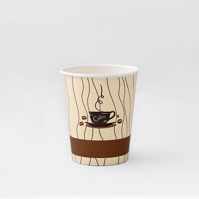 9 oz 250 ml Coupe en papier unique revêtue en PE jetable résistant aux températures élevées
