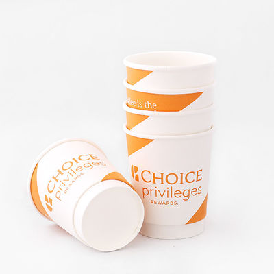 Coupe de papier à double paroi de qualité alimentaire 360 ml 10 oz de café chaud à emporter