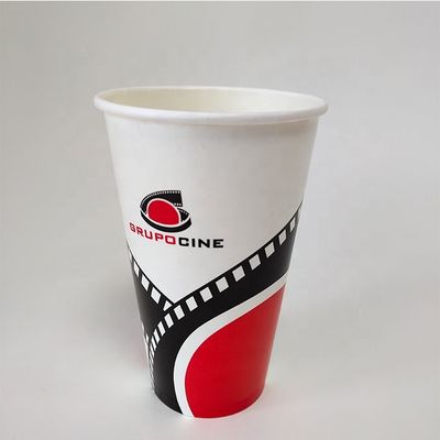 Boissons Une seule tasse de papier murale 22 oz 630 ml biodégradable pour aller tasses PE revêtement