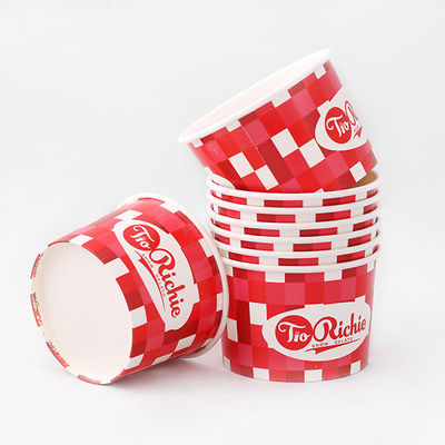 Bouteille en papier de glace de gros volume 860 ml Bouteilles de dessert jetables en PE
