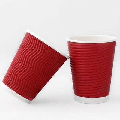 Coupe de papier mural rouge de 540 ml.