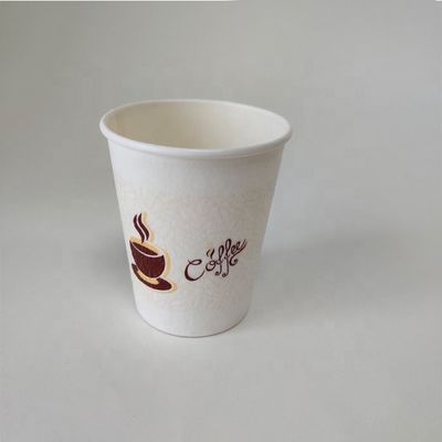 Coupe de papier unique 230 ml PE à usage unique 7.5 oz Logo personnalisable