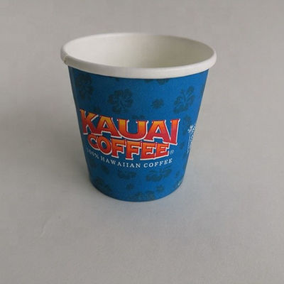 Logo de conception personnalisée 3,5 oz 85 ml Double PE Coupe papier unique jetable