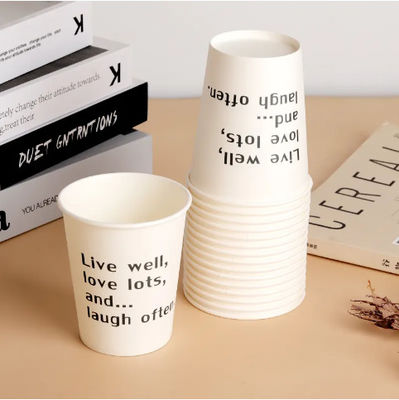 230 ml 8,5 oz une seule tasse de papier peint en PE