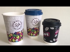 Des tasses en papier double 12 oz