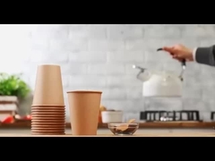 en papier kraft, une seule tasse en papier mural